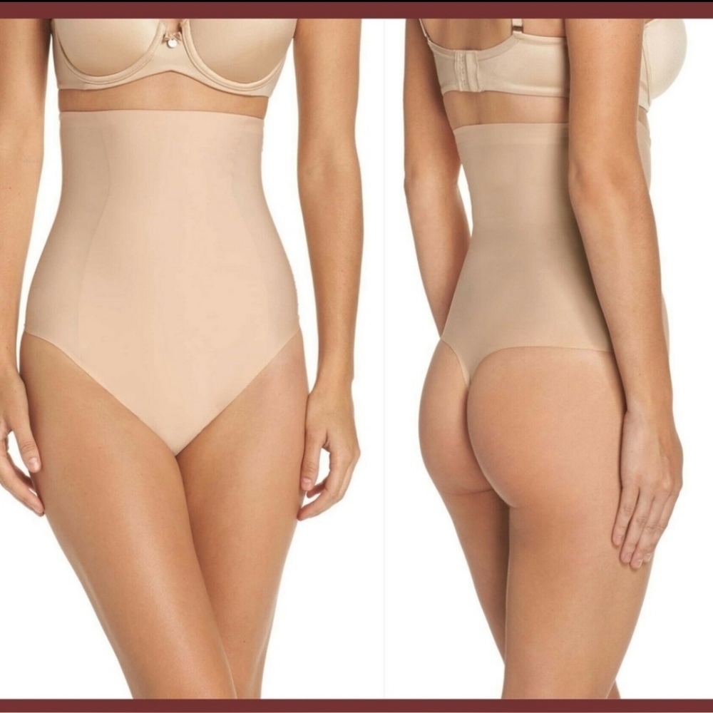 NWT $52 Yummie High Waist Shaper Thong in Size Medium